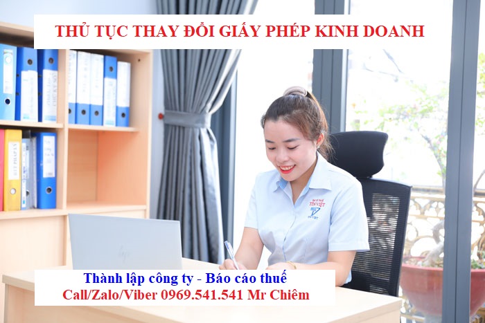 DỊCH VỤ THAY ĐỔI GIẤY PHÉP KINH DOANH