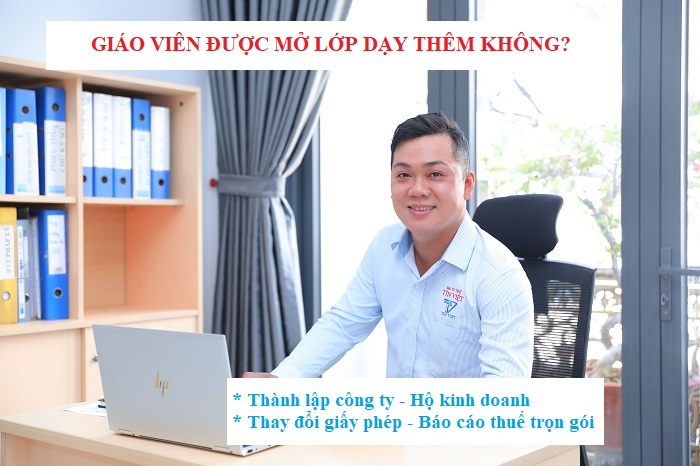 Giáo viên có được đứng tên mở lớp dạy thêm không?