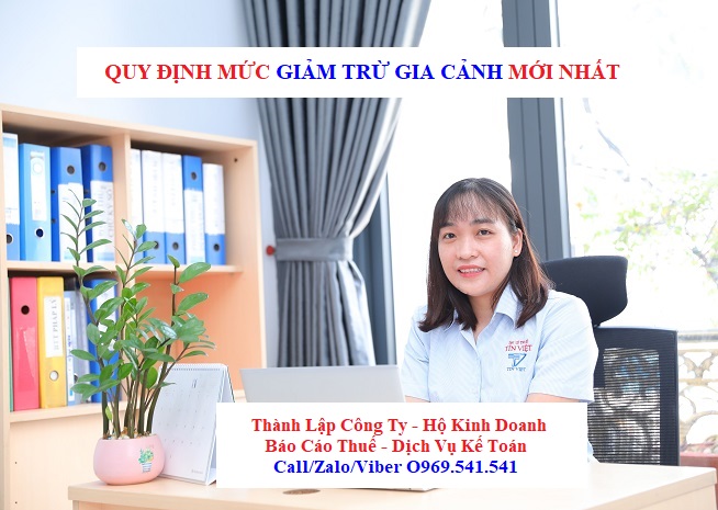 Quy định mức giảm trừ gia cảnh năm 2025