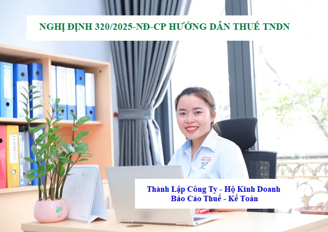 Nghị định 320/2025/NĐ-CP hướng dẫn Luật thuế TNDN