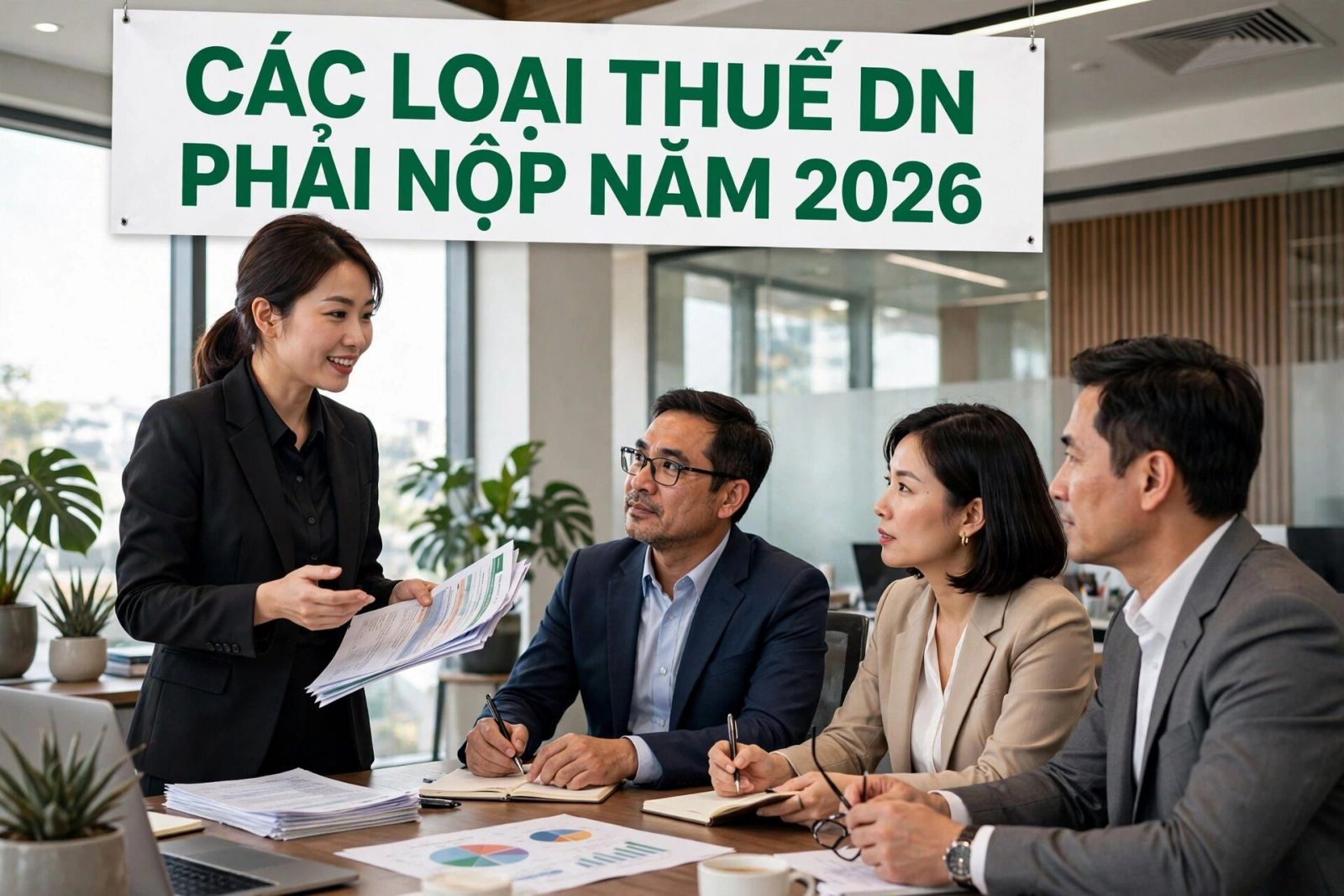 Các loại thuế doanh nghiệp phải nộp năm 2026