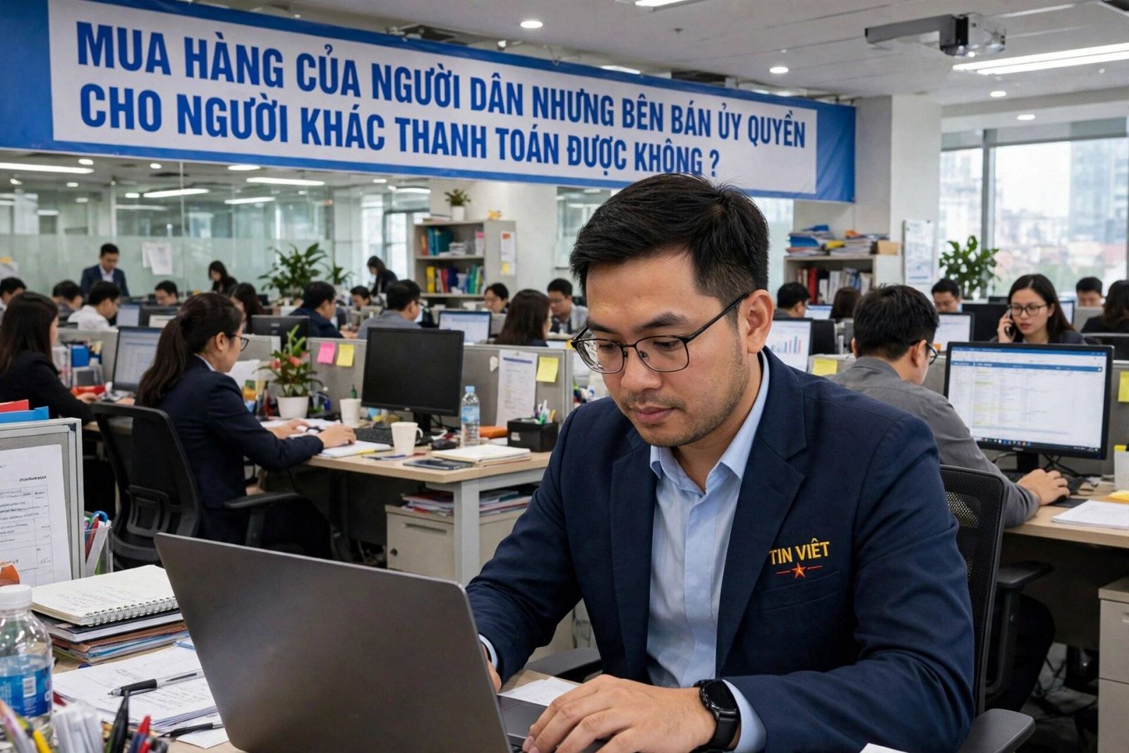 Mua hàng của người dân nhưng bên bán ủy quyền cho người khác thanh toán được không?