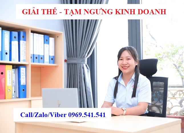 Giải thể tạm ngưng kinh doanh