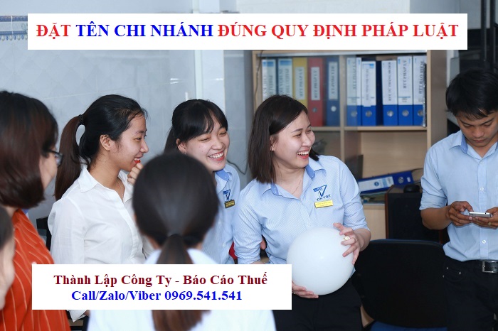 Đặt tên chi nhánh đúng quy định phát luật