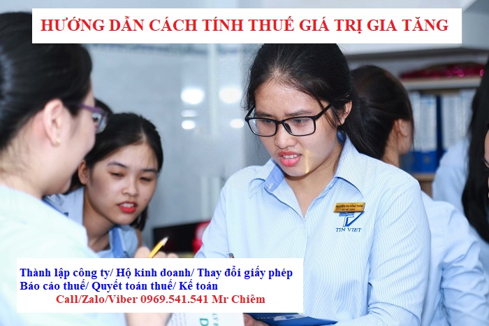 Hướng dẫn cách tính thuế giá trị gia tăng