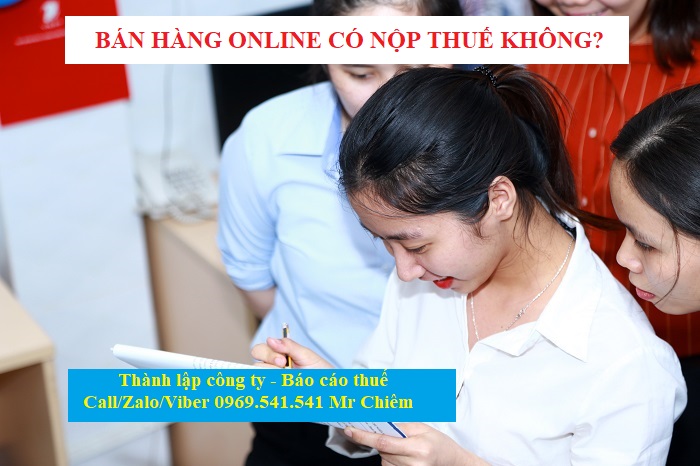 Bán hàng online có nộp thuế không?