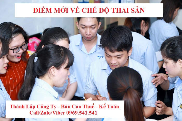 Điểm mới về Chế độ thai sản với người lao động