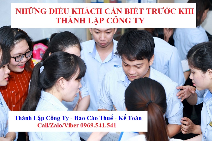 Những điều khách cần biết trước khi thành lập công ty