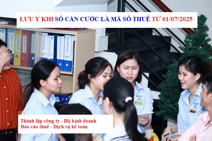 Lưu ý khi số căn cước là mã số thuế từ 01/07/2025