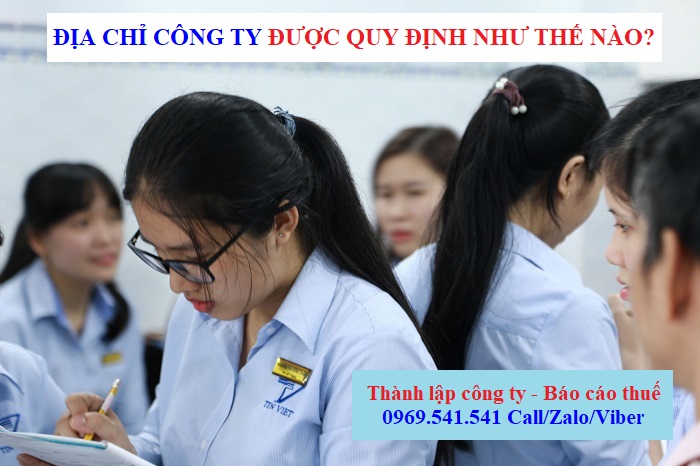 Địa chỉ công ty được quy định như thế nào?