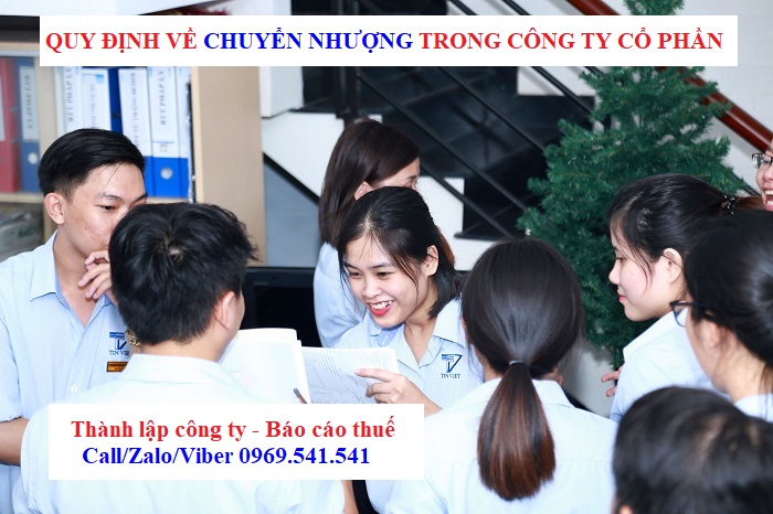 Quy định về chuyển nhượng trong công ty cổ phần