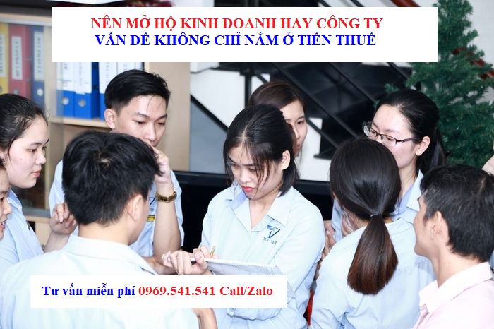 Mở hộ kinh doanh hay công ty không chỉ nằm ở tiền thuế