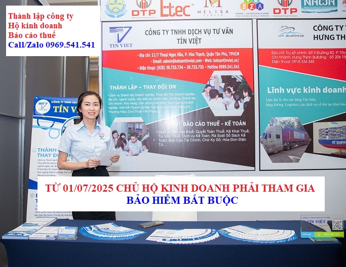 Từ 1/7/2025, chủ hộ kinh doanh phải đóng BHXH bắt buộc