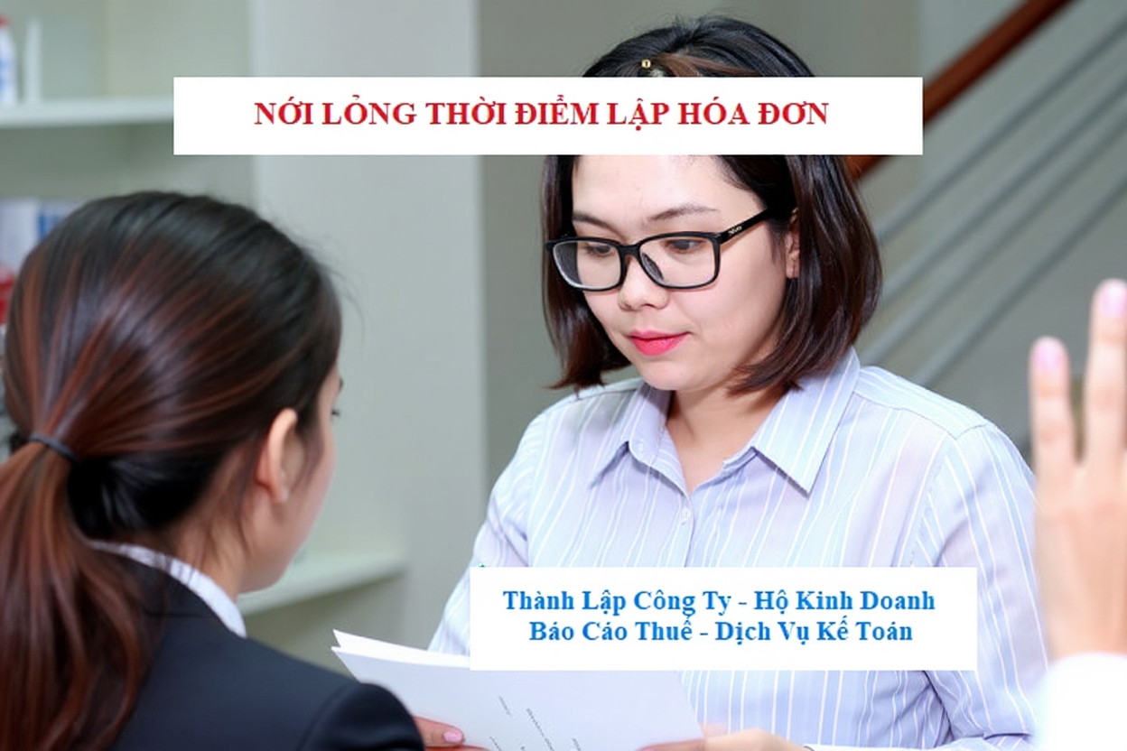 Nới lỏng thời điểm lập hóa đơn
