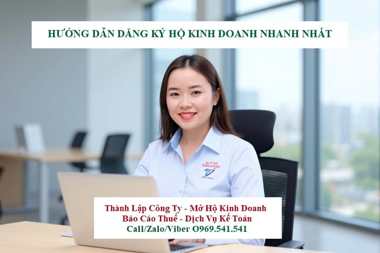 Hướng dẫn đăng ký hộ kinh doanh nhanh nhất