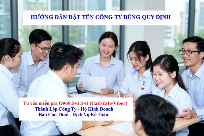 Hướng dẫn đặt tên công ty đúng quy định Hướng dẫn đặt tên công ty đúng quy định