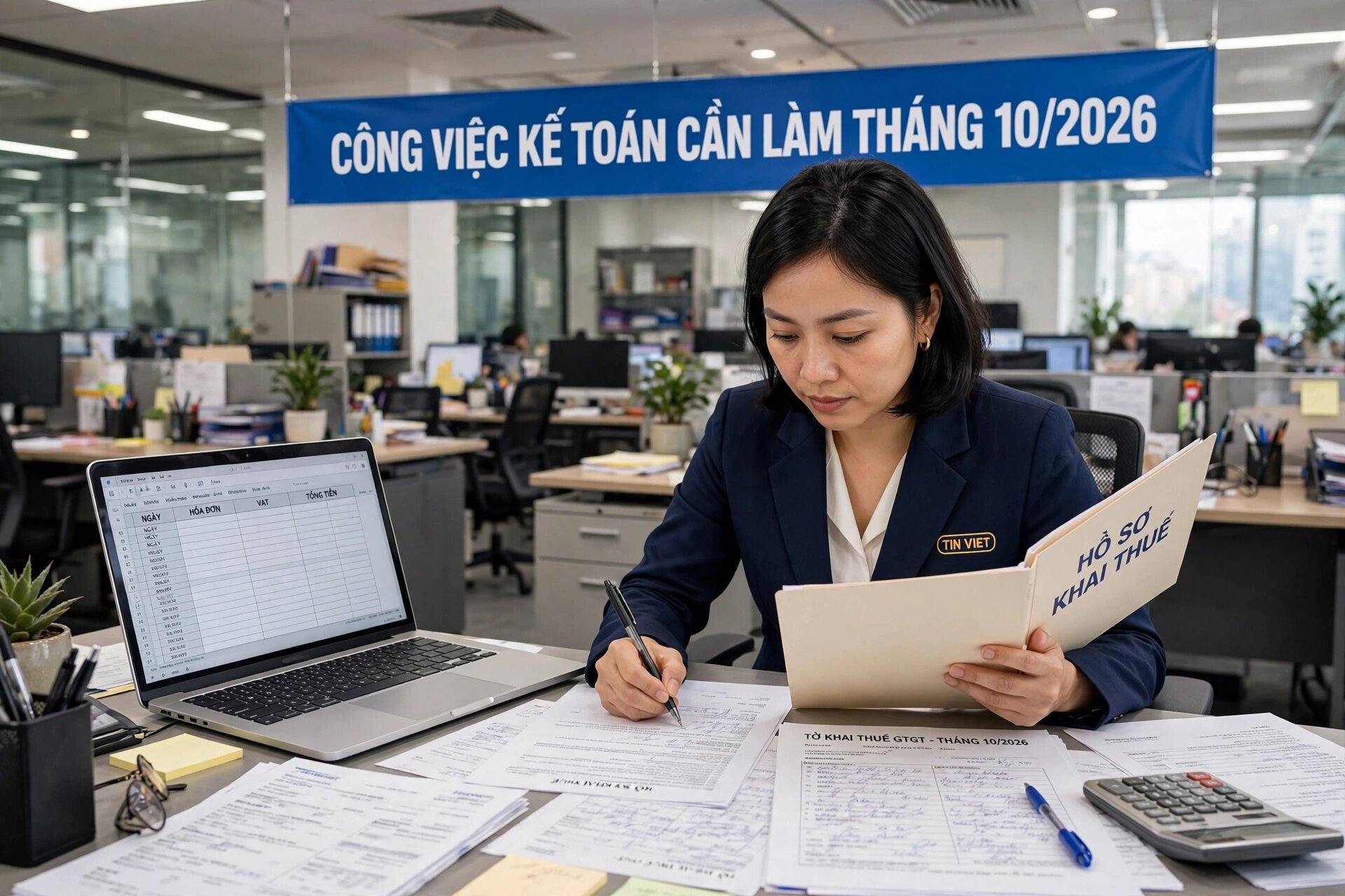 Công việc kế toán cần làm trong tháng 10/2026