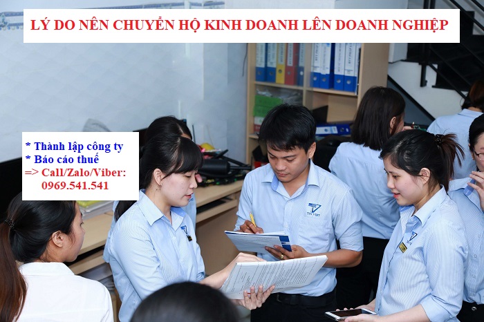 Lý do nên chuyển hộ kinh doanh lên doanh nghiệp