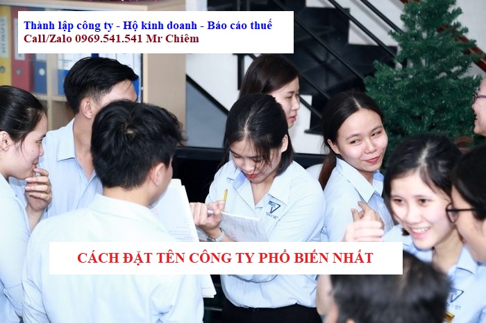 Cách đặt tên công ty phổ biến nhất