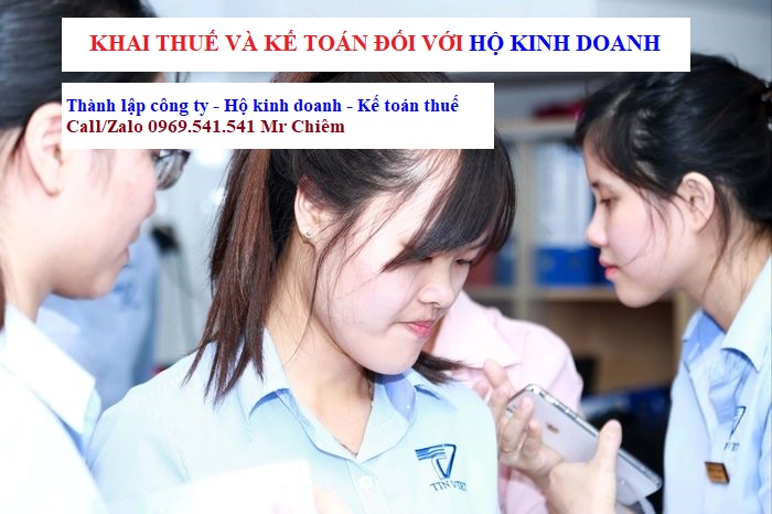 Khai thuế và kế toán đối với hộ kinh doanh