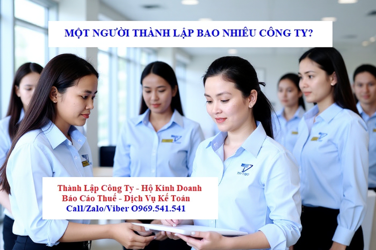 Một người có thể thành lập bao nhiêu công ty?