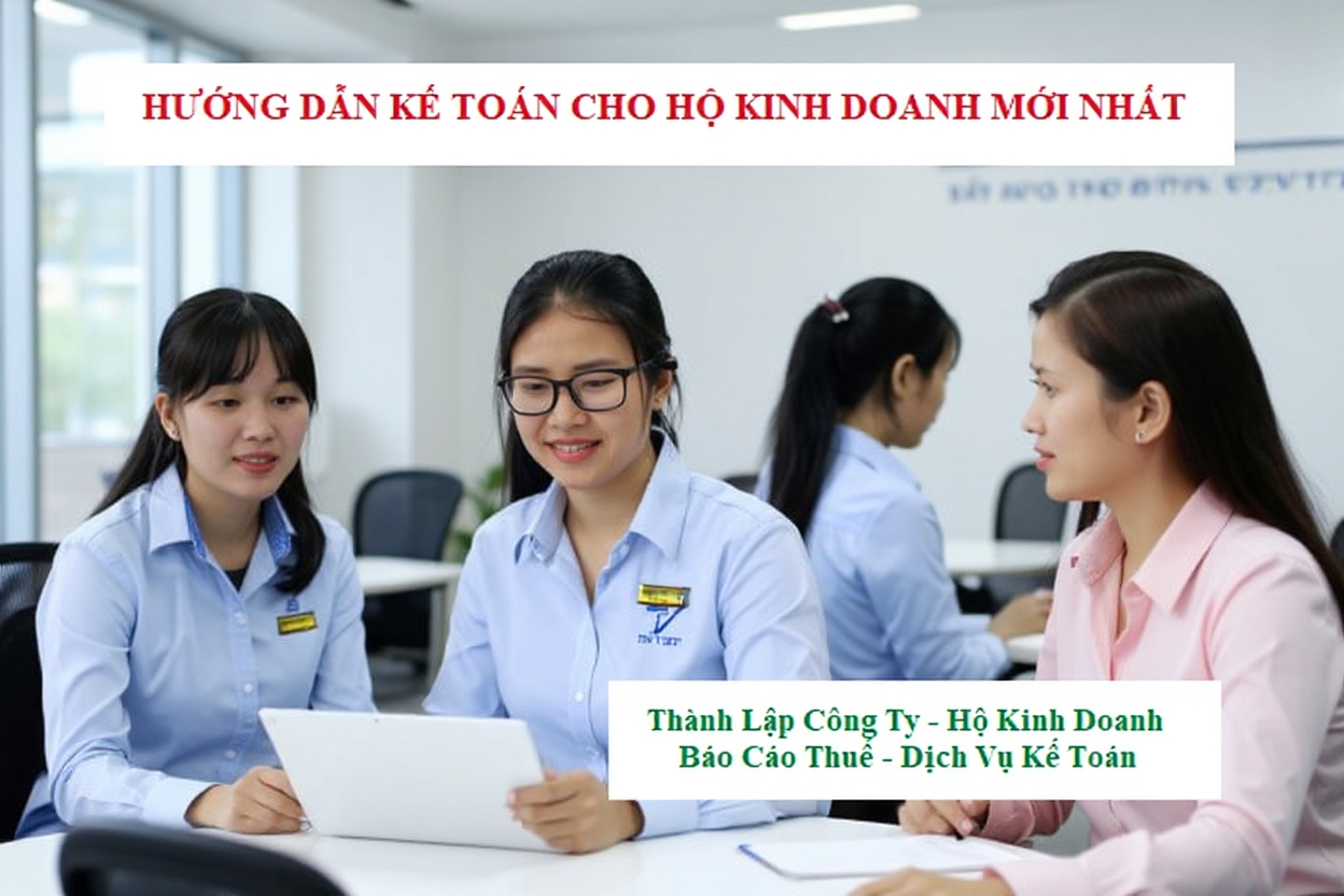 Hướng dẫn kế toán cho Hộ kinh doanh mới nhất Hướng dẫn kế toán cho Hộ kinh doanh mới nhất
